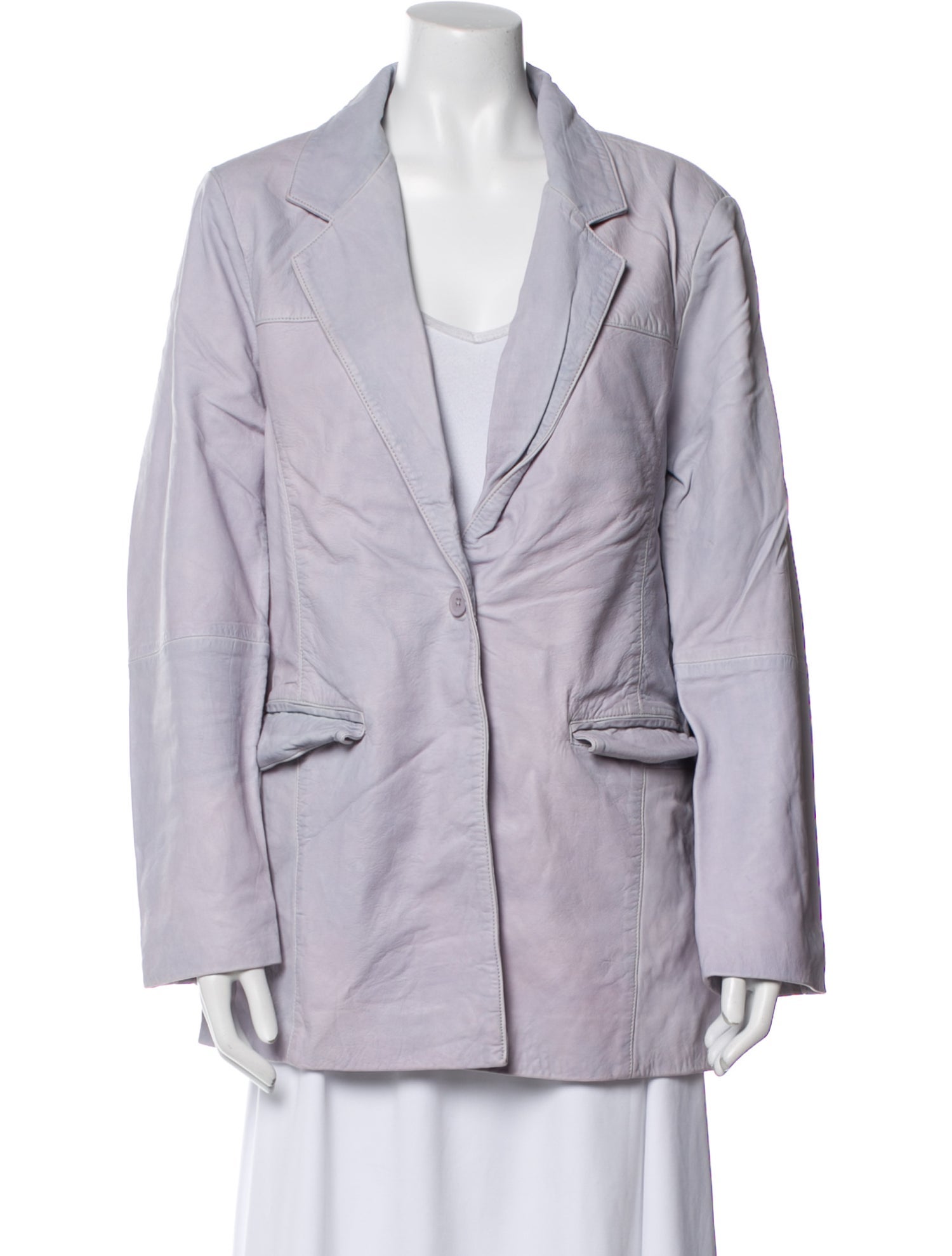 Deadwood Lamb Leather Blazer