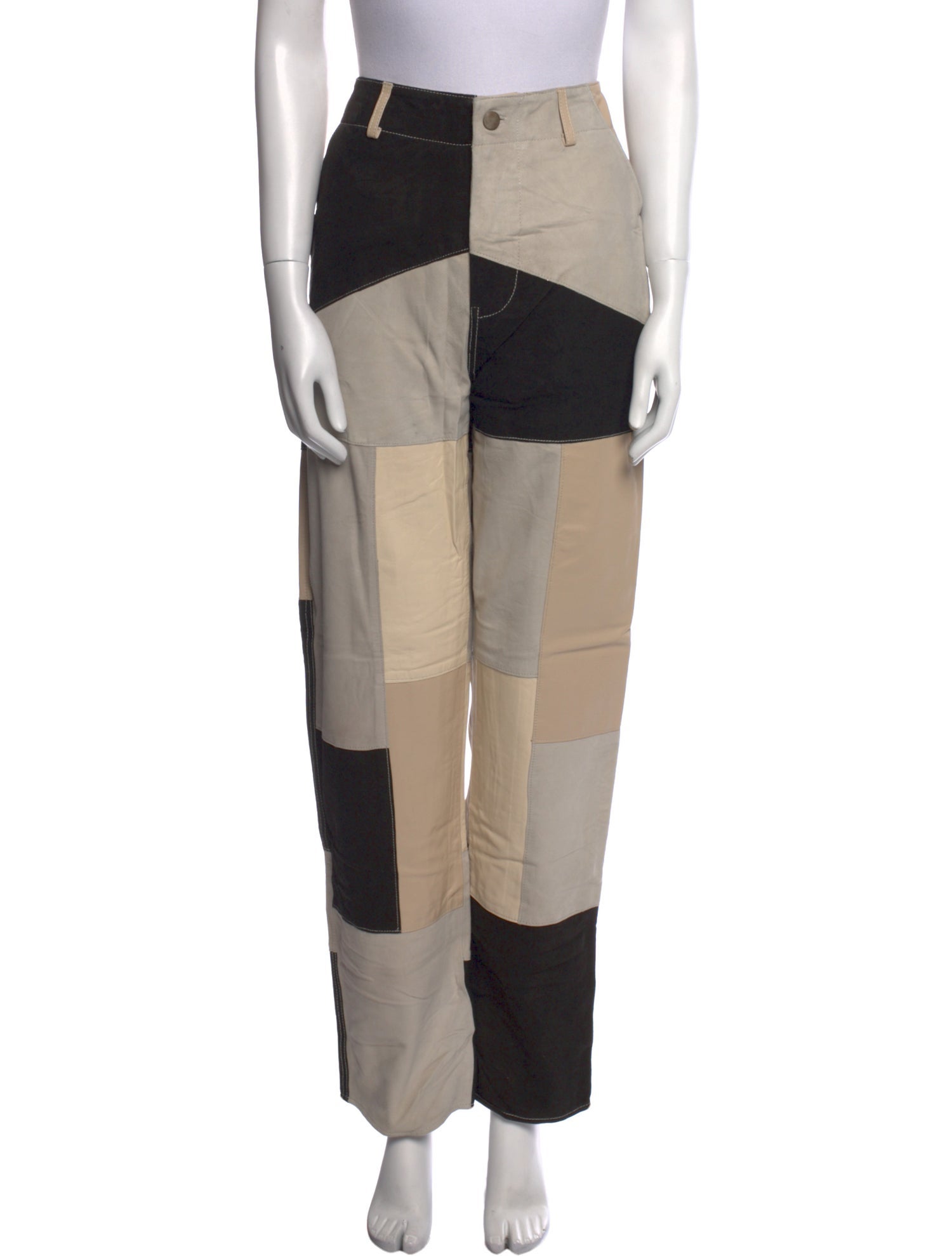 Deadwood Lamb Leather Straight Leg Pants w/ Tags