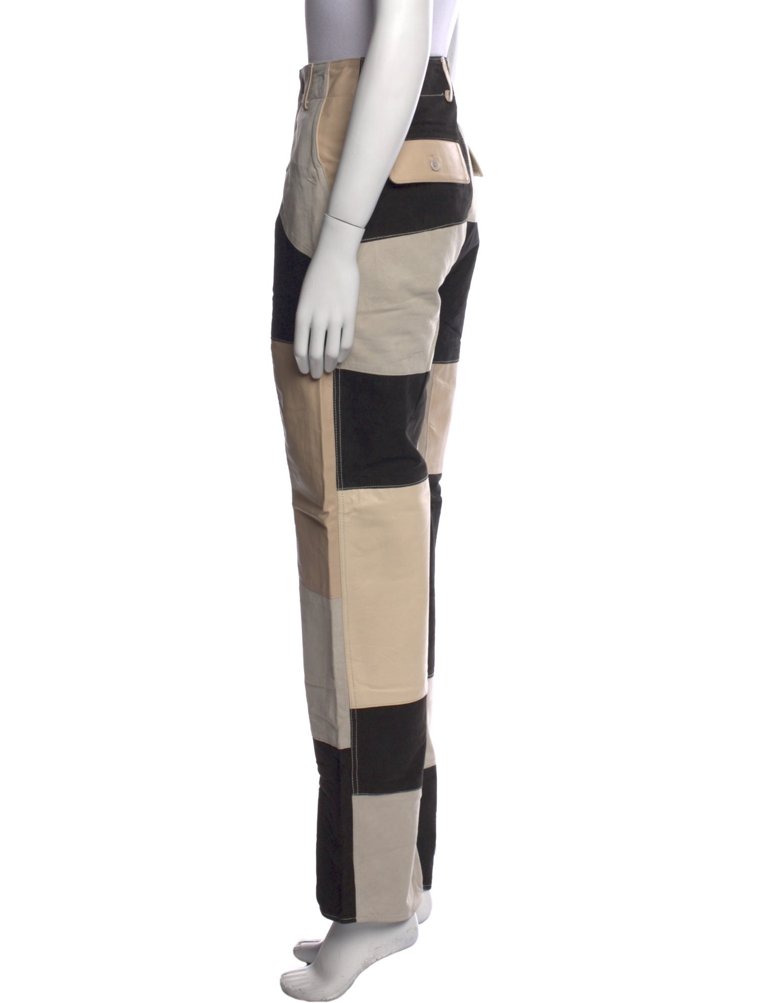 Deadwood Lamb Leather Straight Leg Pants w/ Tags