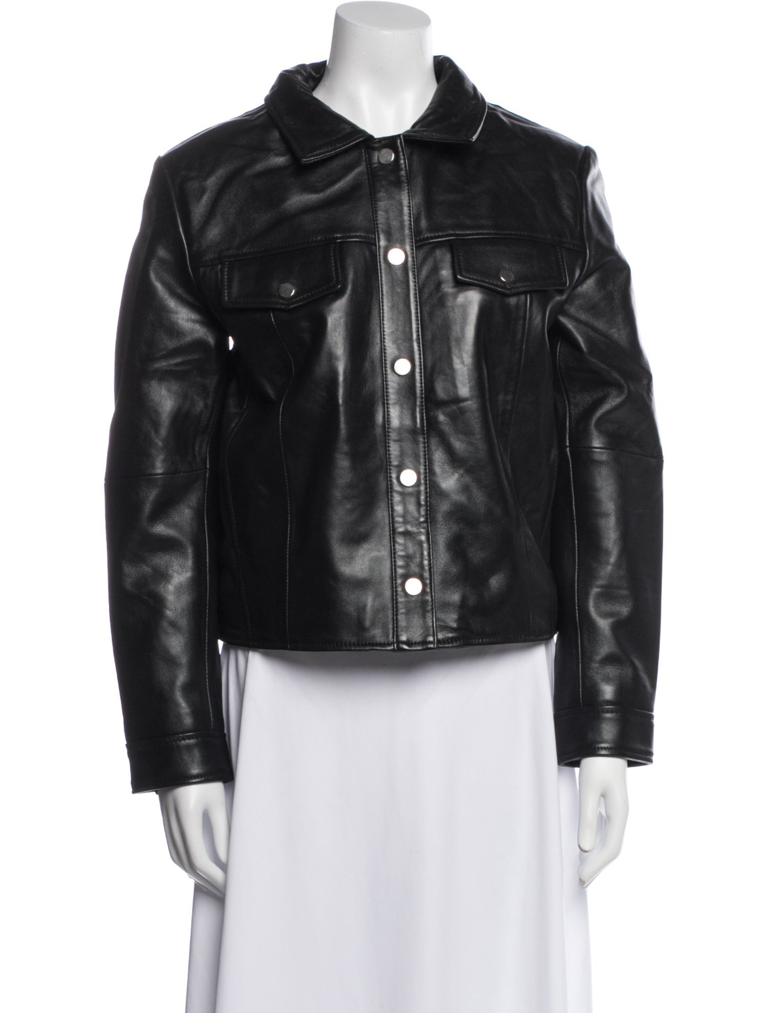 Deadwood Leather Biker Jacket w/ Tags