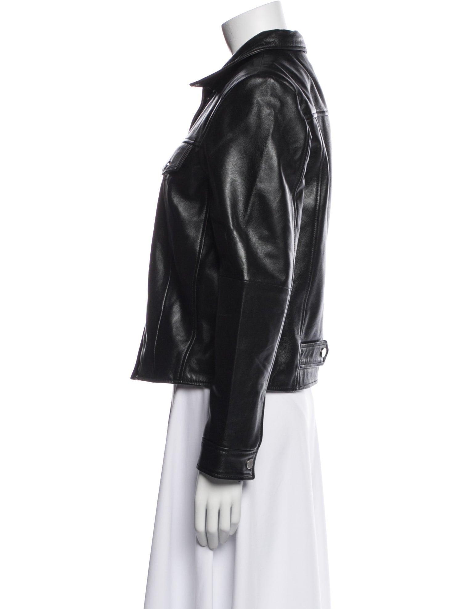 Deadwood Leather Biker Jacket w/ Tags