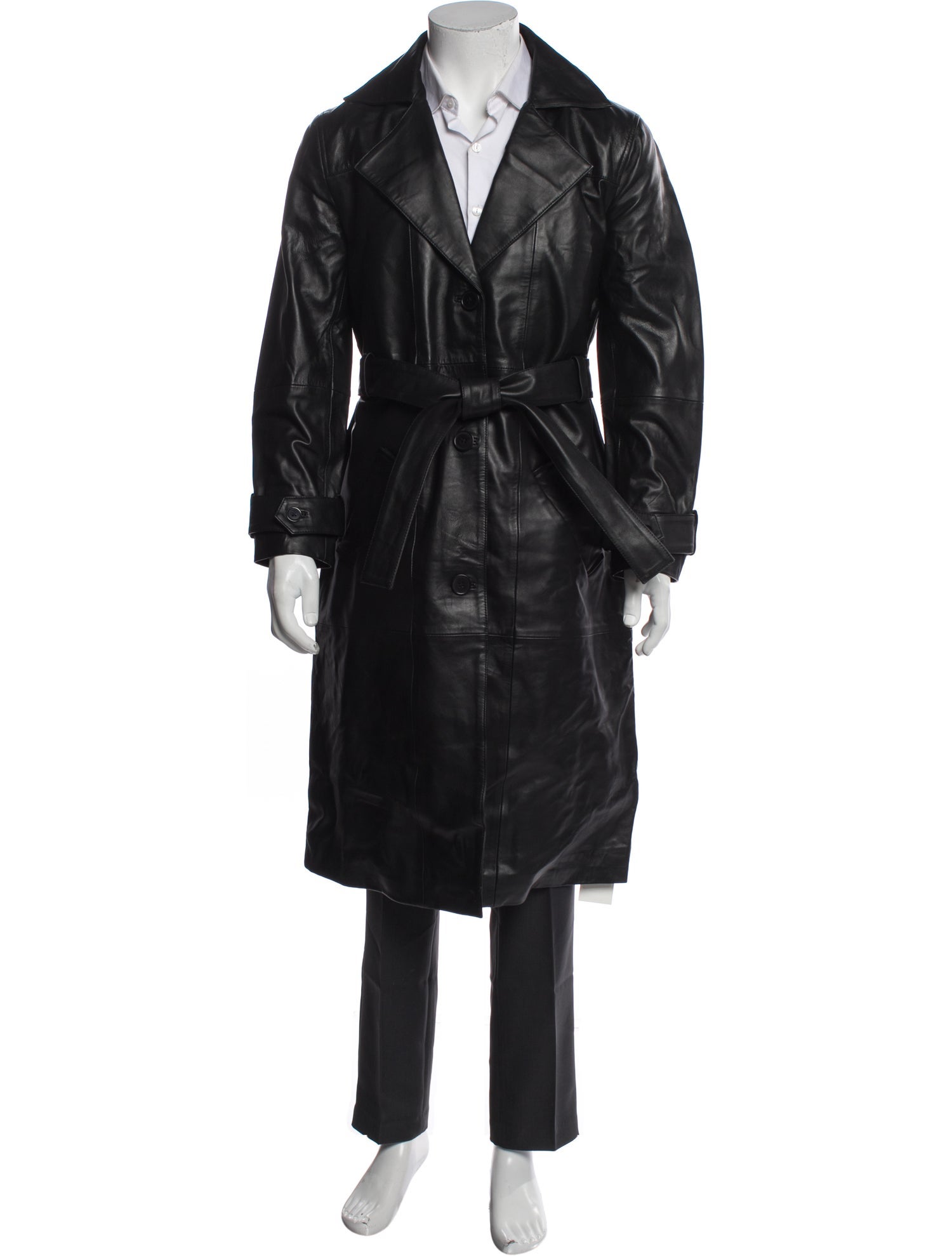 Deadwood Lambskin Trench Coat w/ Tags