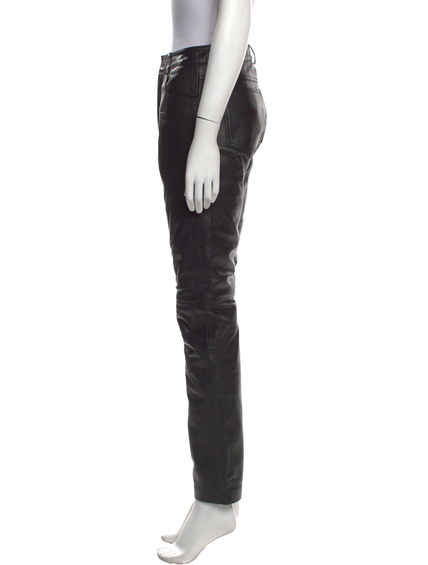 Deadwood Leather Straight Leg Pants