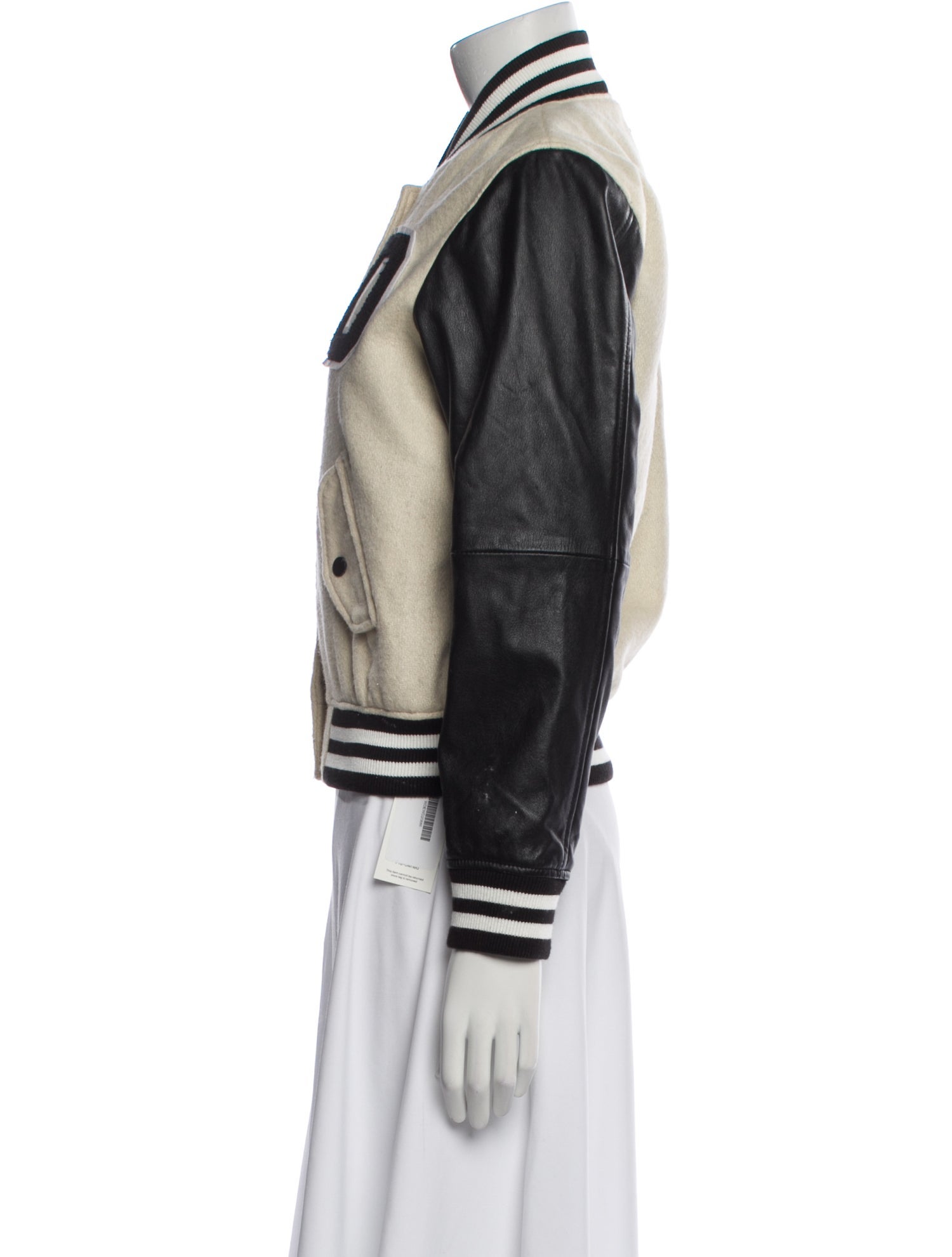 Deadwood Wool Graphic Print Bomber Jacket