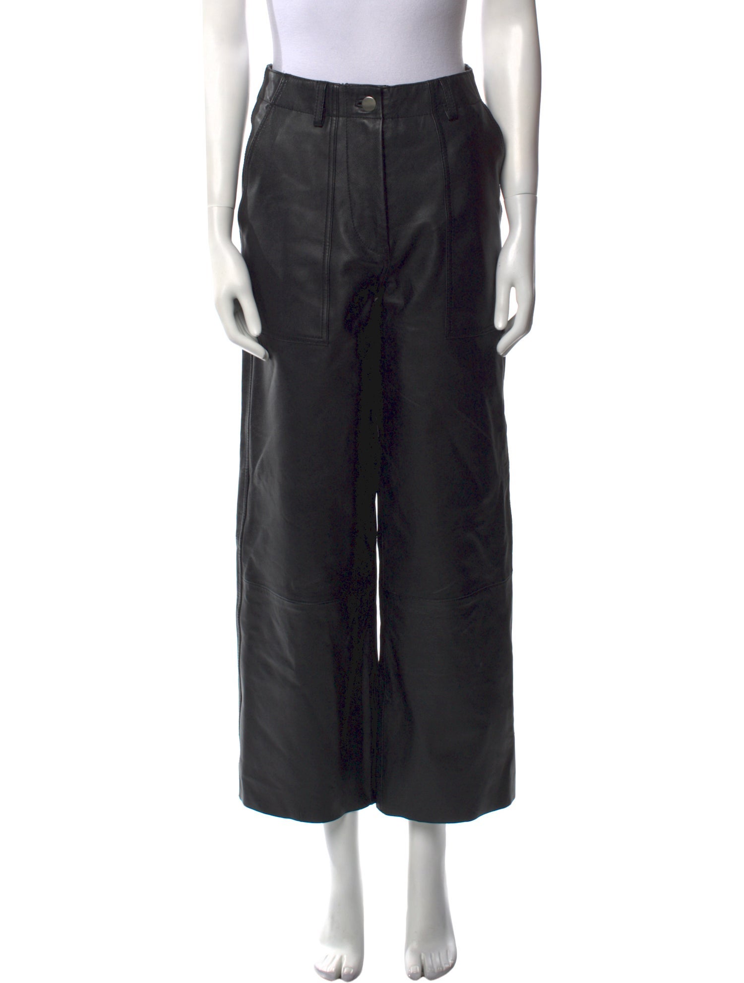 Deadwood Leather Wide Leg Pants