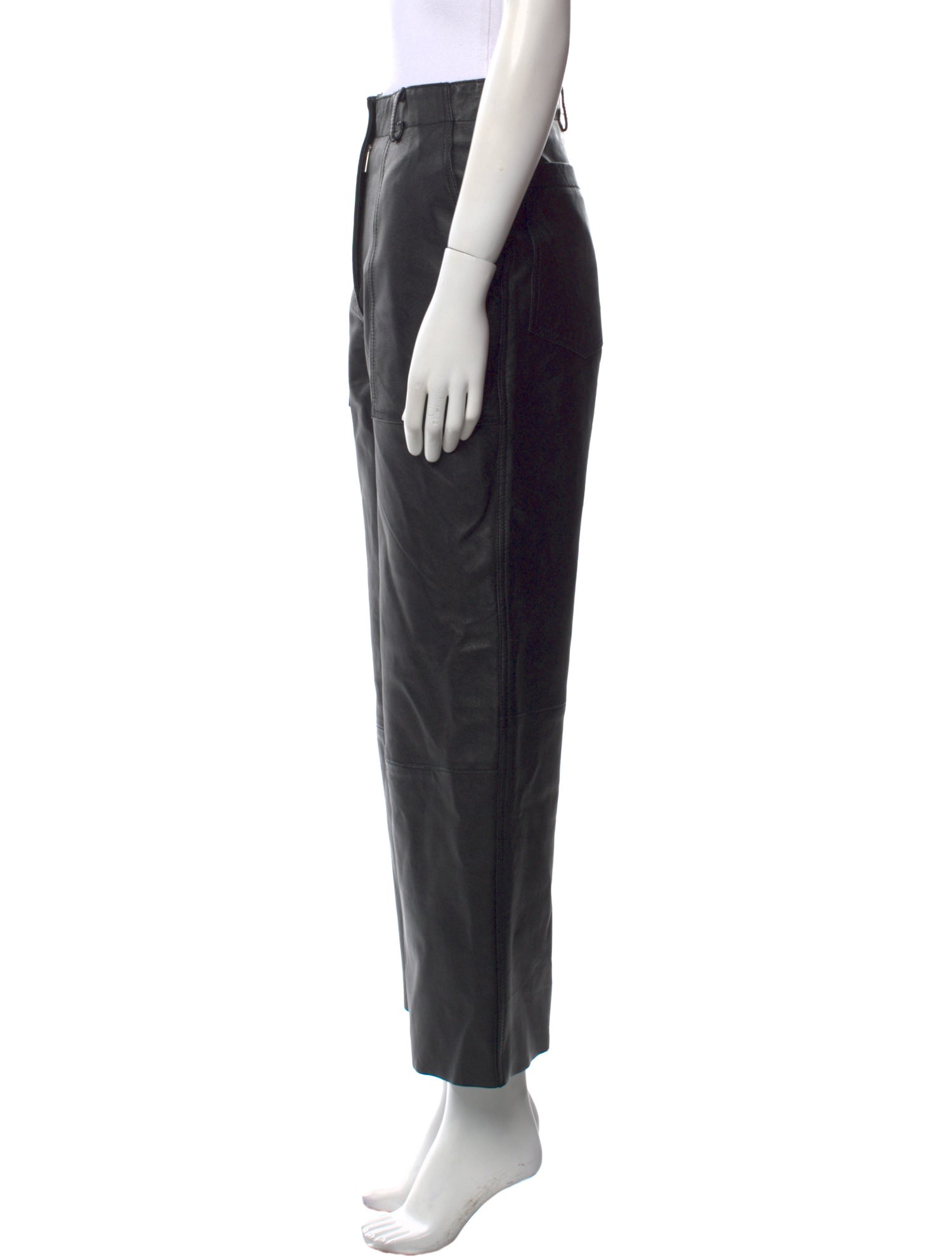 Deadwood Leather Wide Leg Pants