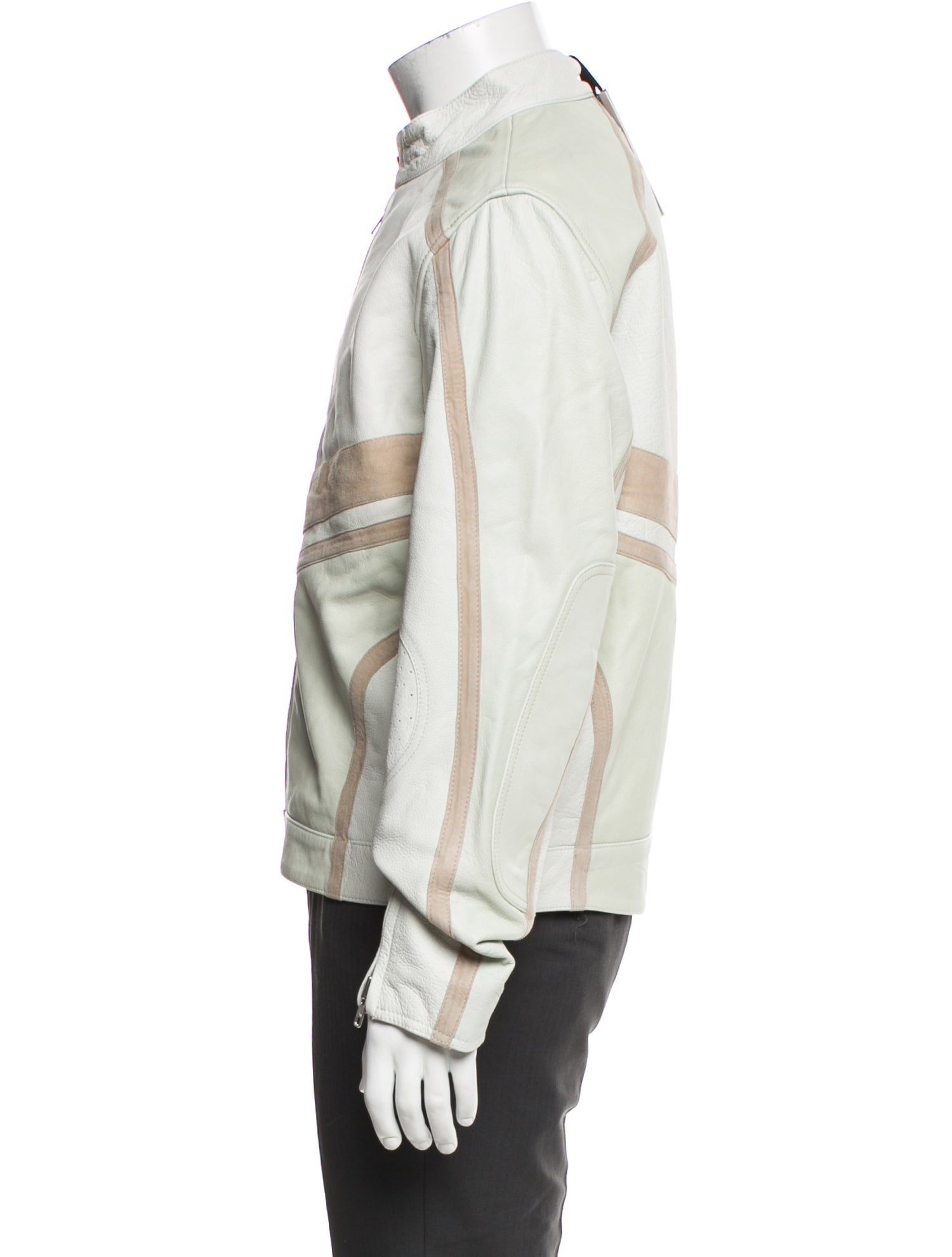 Deadwood Lambskin Striped Jacket