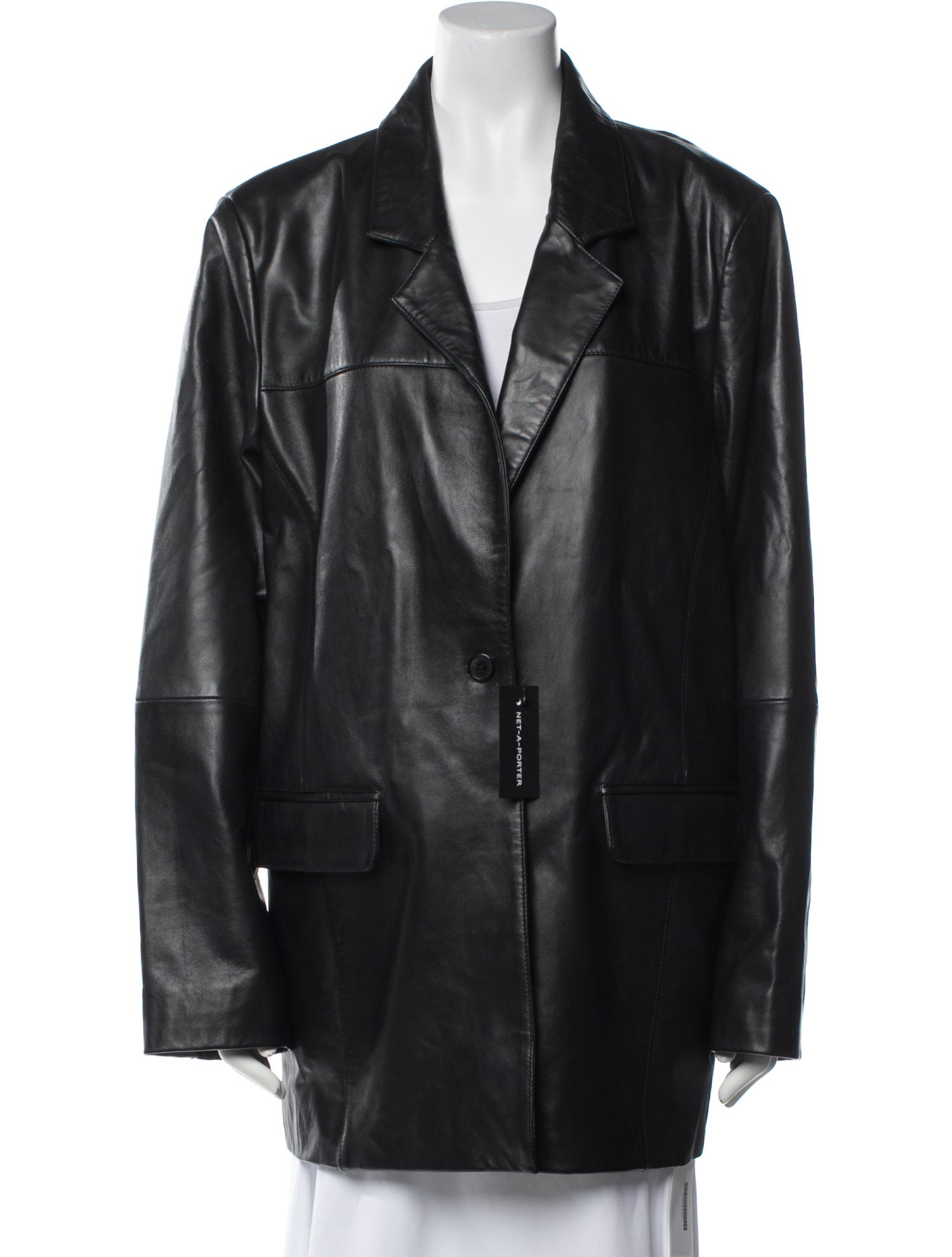 Deadwood Lamb Leather Blazer w/ Tags