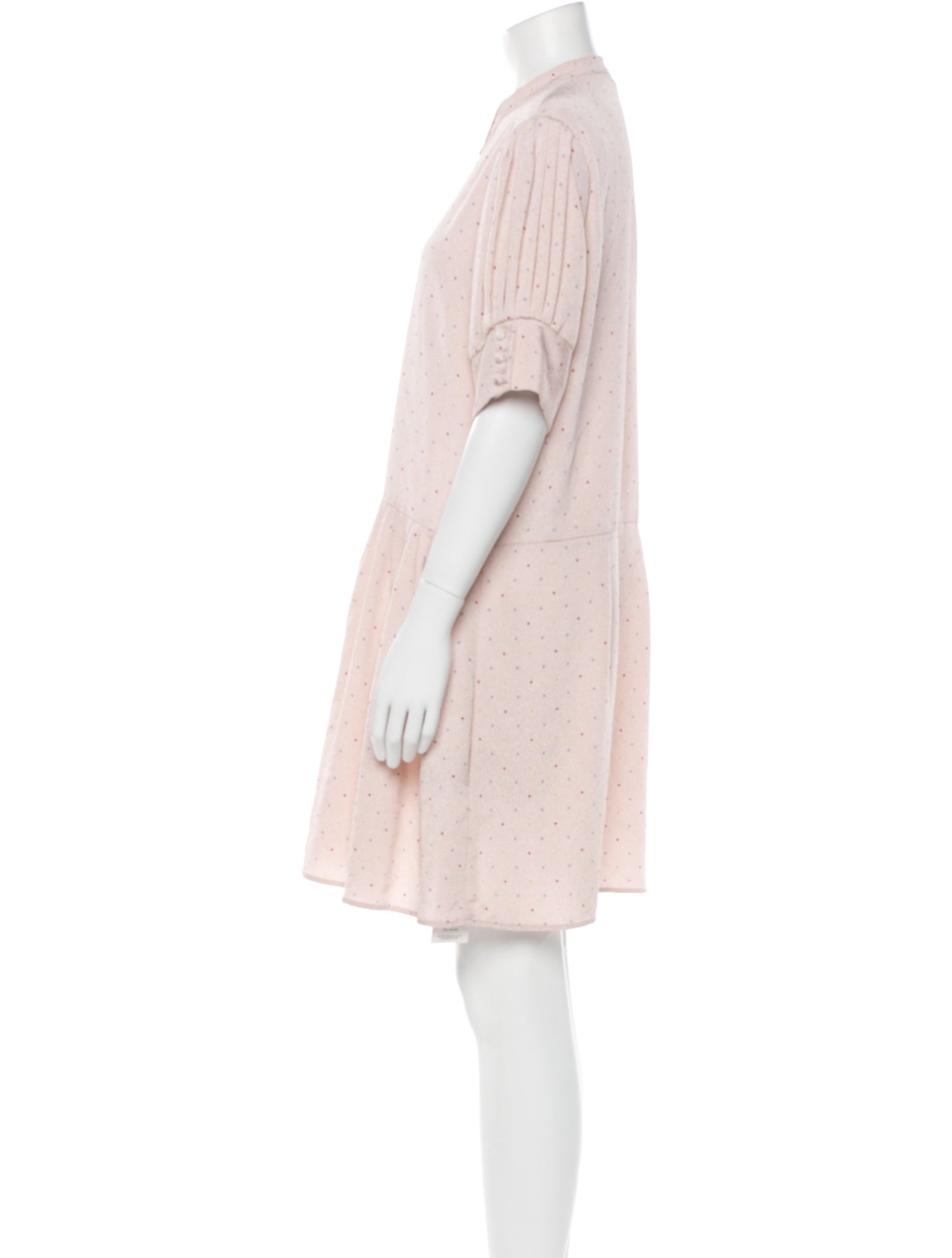 Deborah Lyons Polka Dot Print Mini Dress