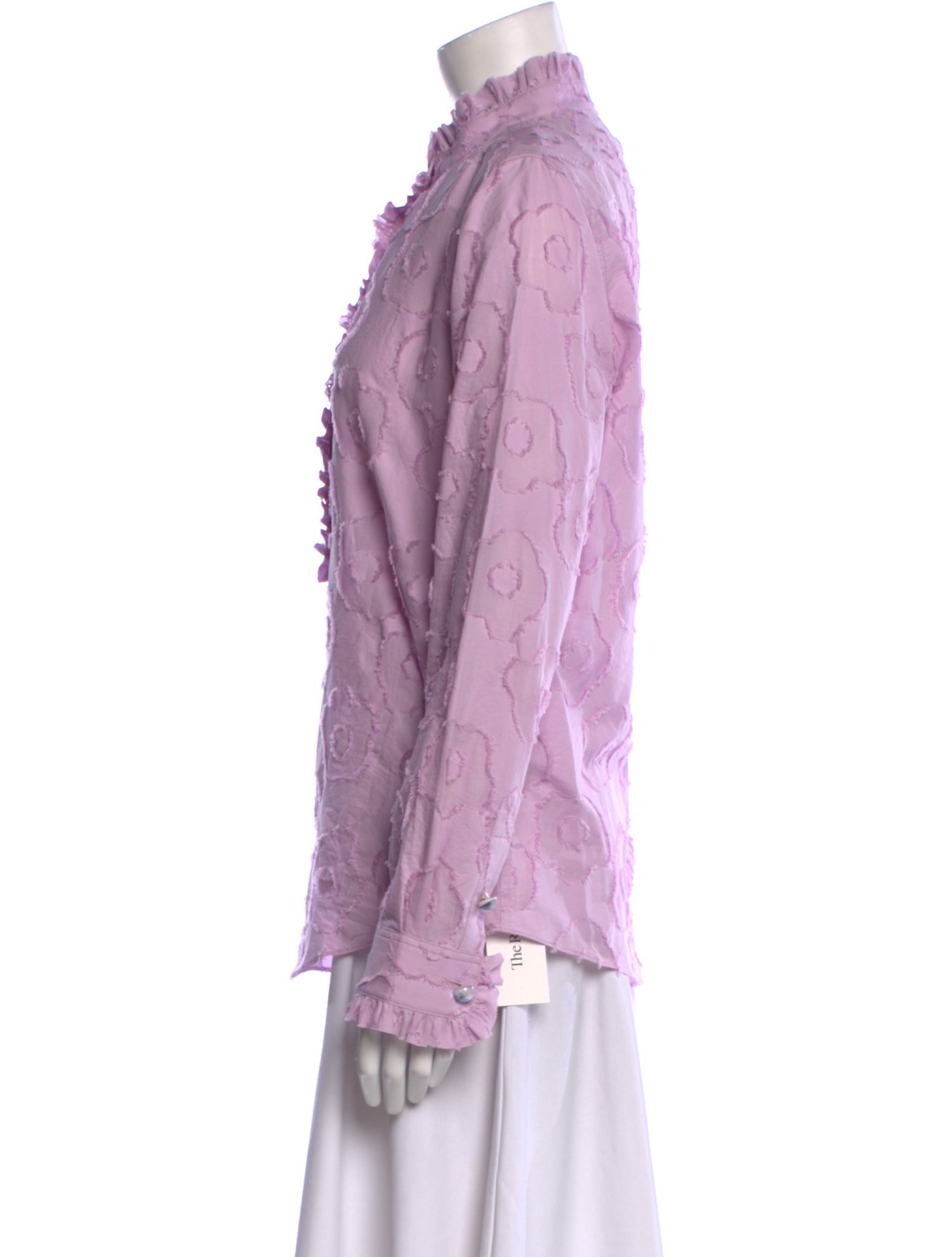 Danielle Fichera Floral Print Mock Neck Blouse w/ Tags