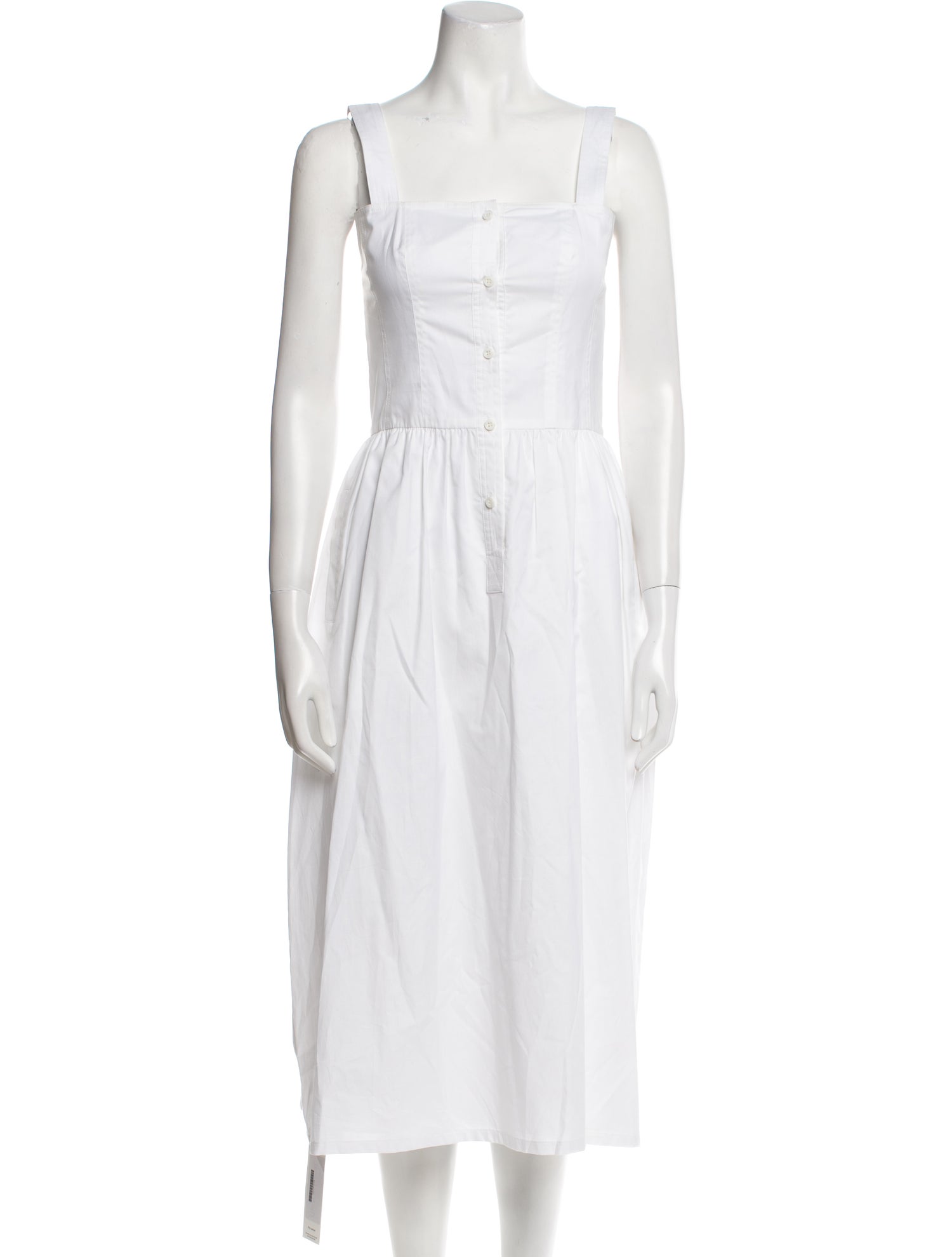 Danielle Fichera Linen Midi Length Dress