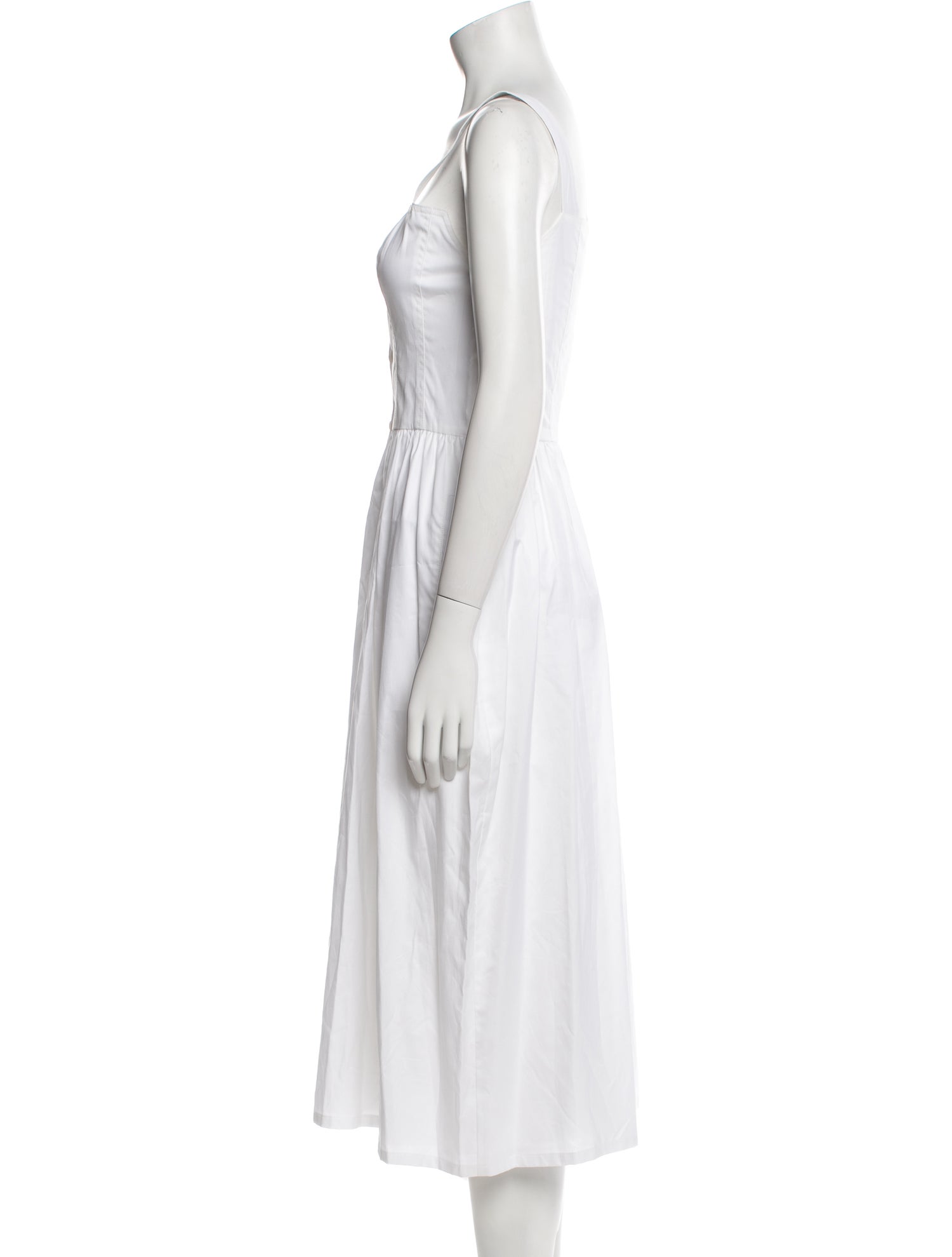 Danielle Fichera Linen Midi Length Dress