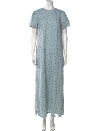 Danielle Fichera Printed Long Dress