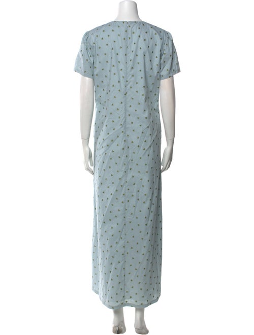 Danielle Fichera Printed Long Dress