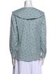 Danielle Fichera Printed Long Sleeve Button-Up Top