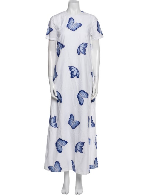Danielle Fichera Printed Long Dress