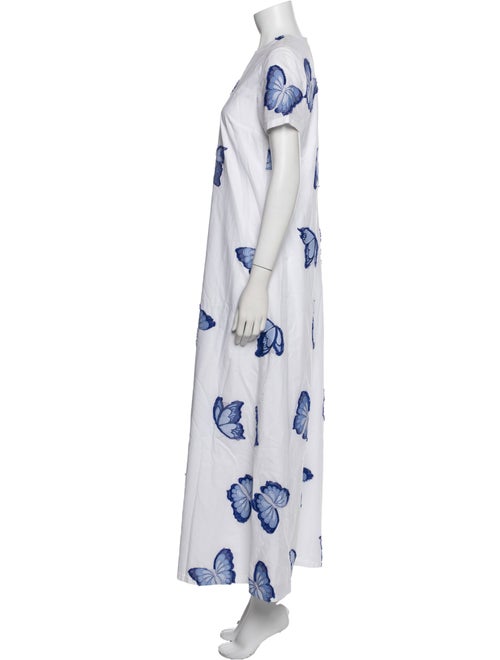 Danielle Fichera Printed Long Dress