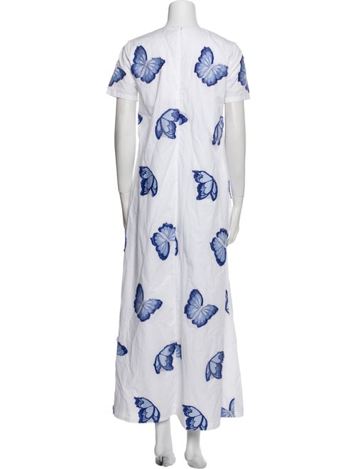Danielle Fichera Printed Long Dress