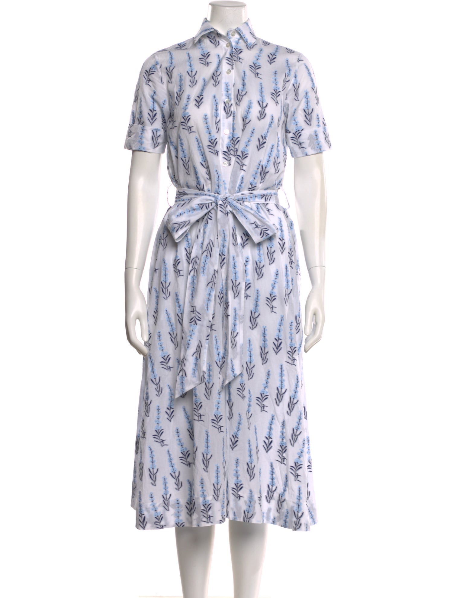 Danielle Fichera Printed Midi Length Dress
