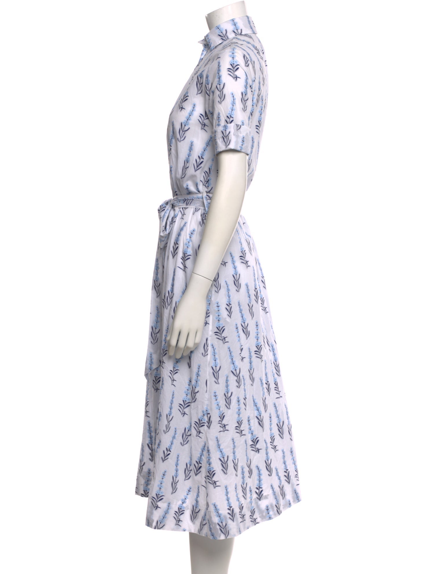 Danielle Fichera Printed Midi Length Dress