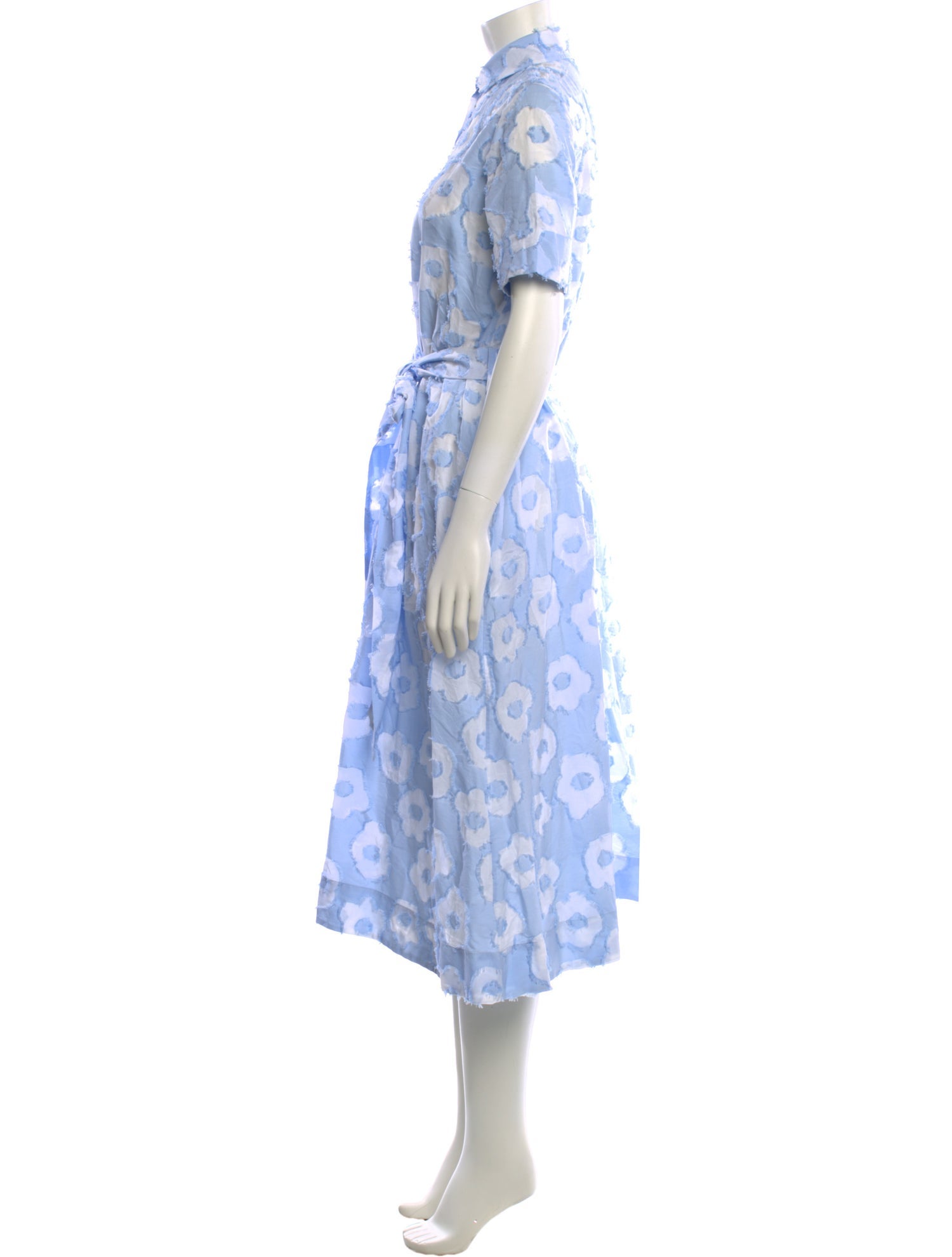 Danielle Fichera Floral Print Midi Length Dress