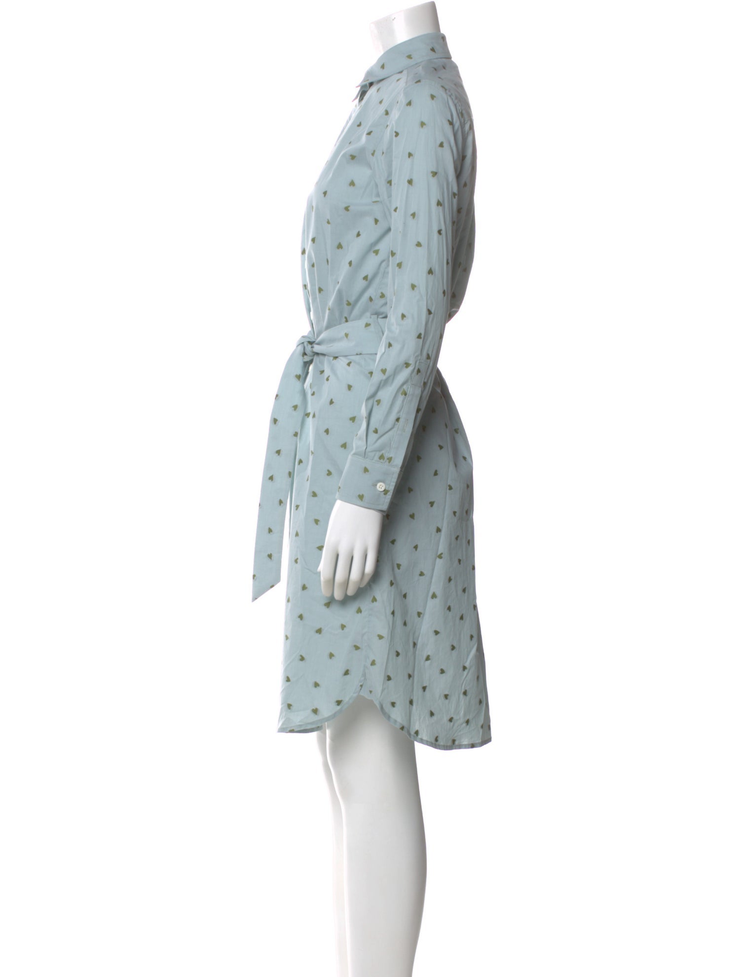 Danielle Fichera Polka Dot Print Knee-Length Dress