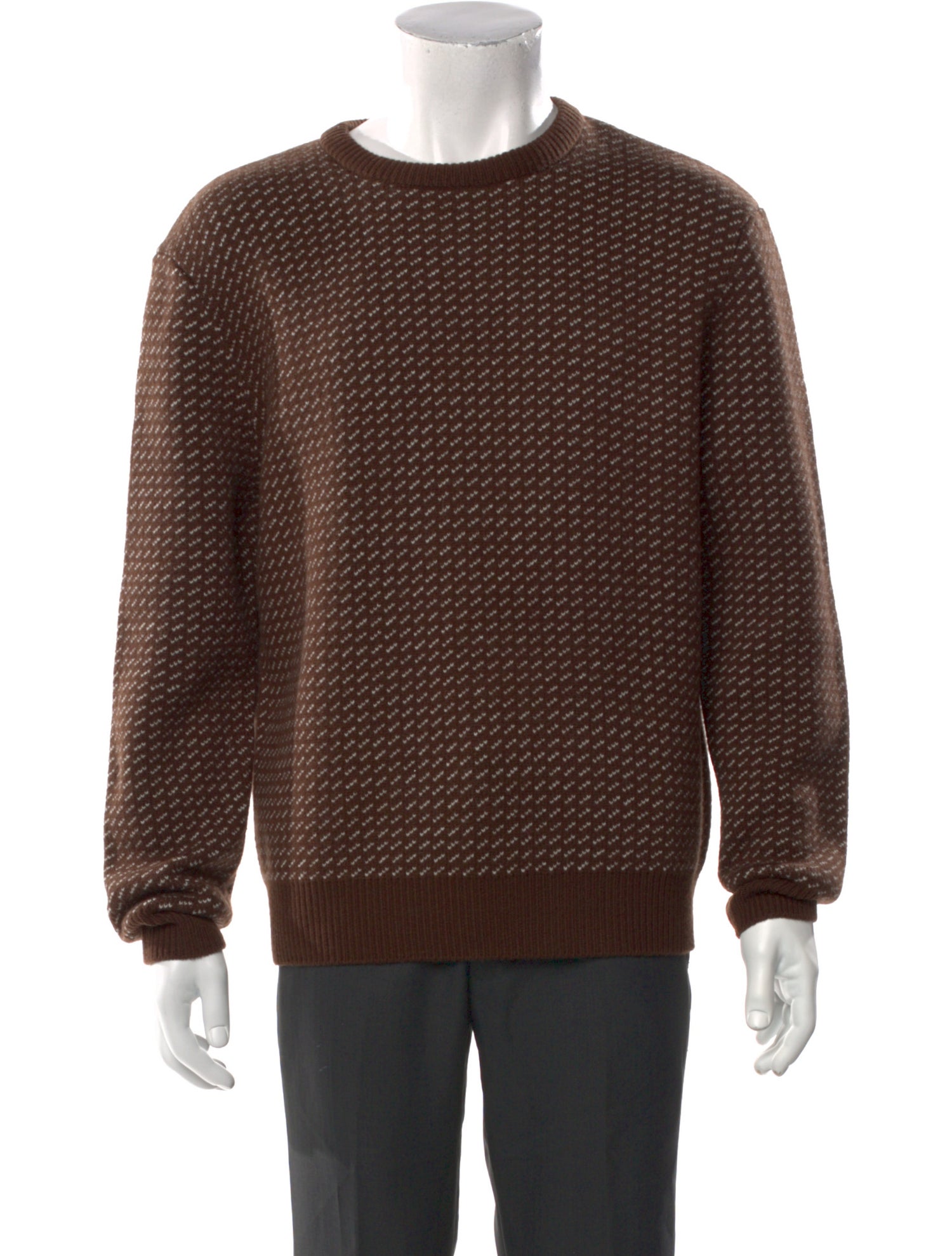 De Fursac Wool Printed Pullover