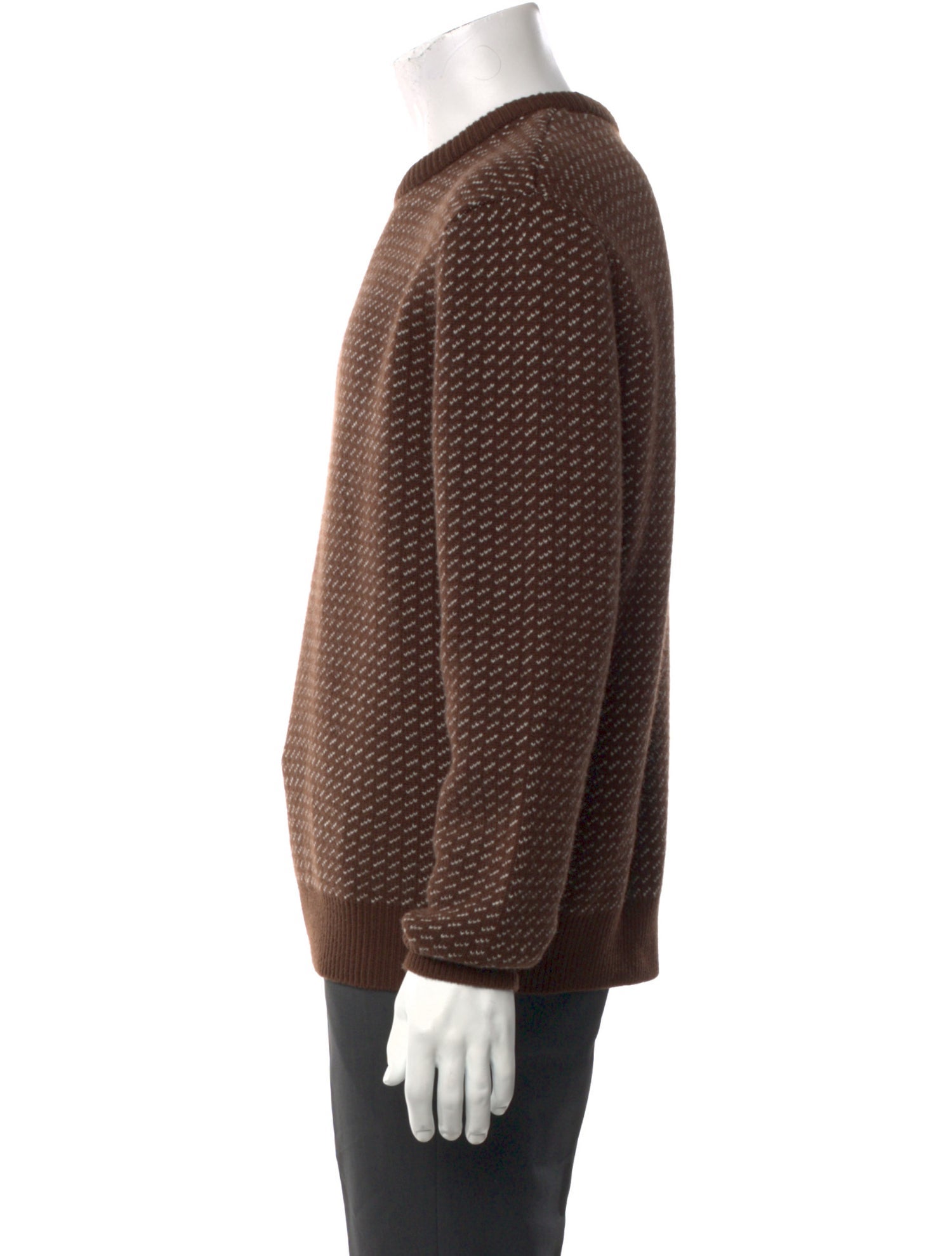 De Fursac Wool Printed Pullover