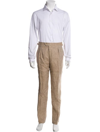 De Fursac Linen Two-Piece Suit