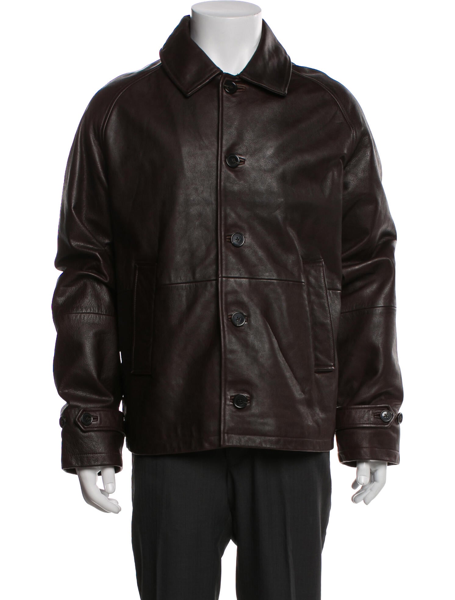 De Fursac Calf Leather Moto Jacket