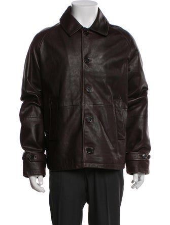 De Fursac Calf Leather Moto Jacket