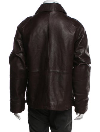 De Fursac Calf Leather Moto Jacket