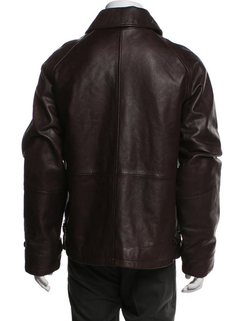 De Fursac Calf Leather Moto Jacket