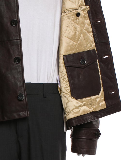 De Fursac Calf Leather Moto Jacket