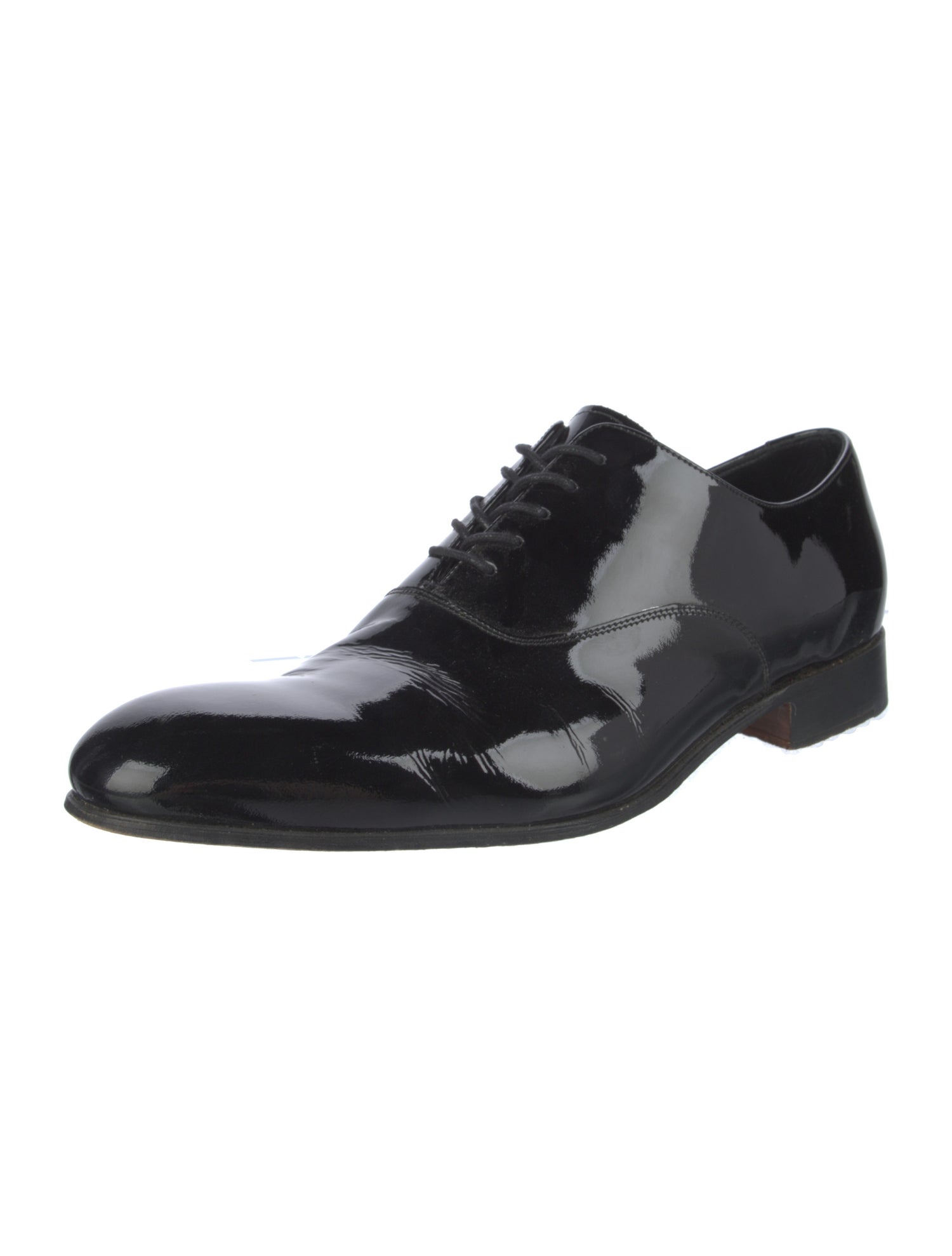 De Fursac Patent Leather Oxfords