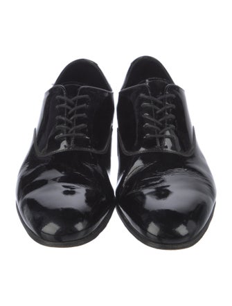 De Fursac Patent Leather Oxfords