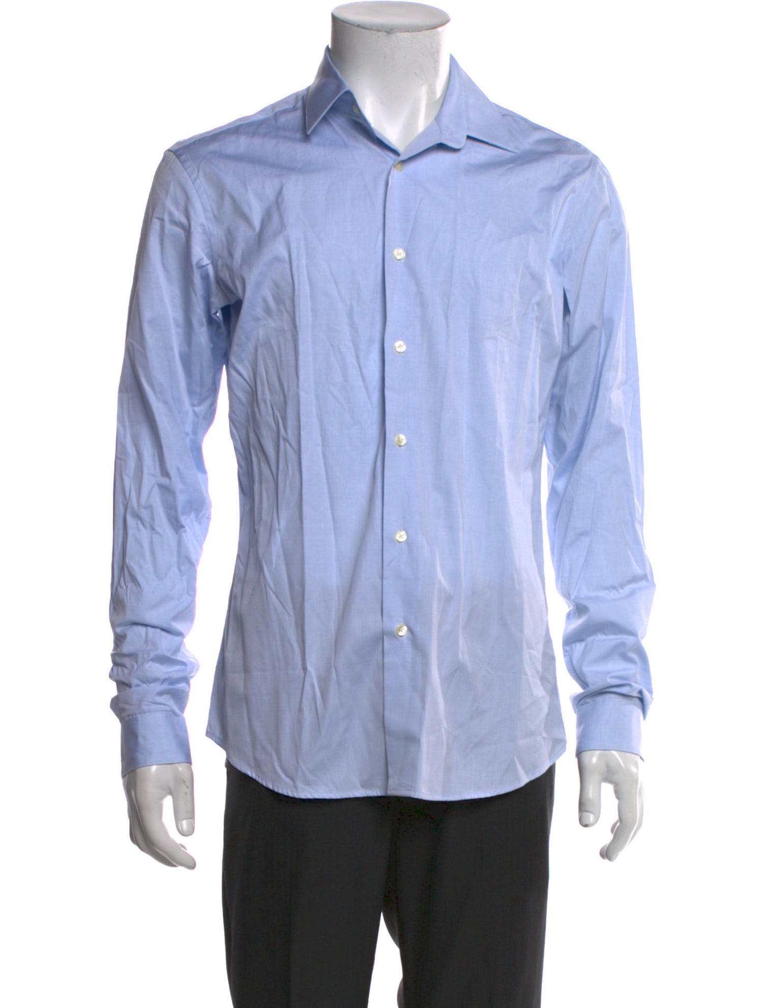 De Fursac Striped Long Sleeve Dress Shirt