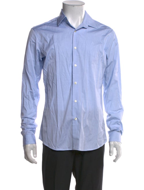 De Fursac Striped Long Sleeve Dress Shirt