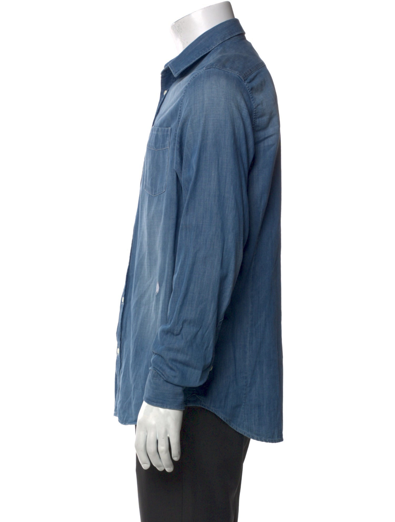 De Fursac Long Sleeve Denim Shirt