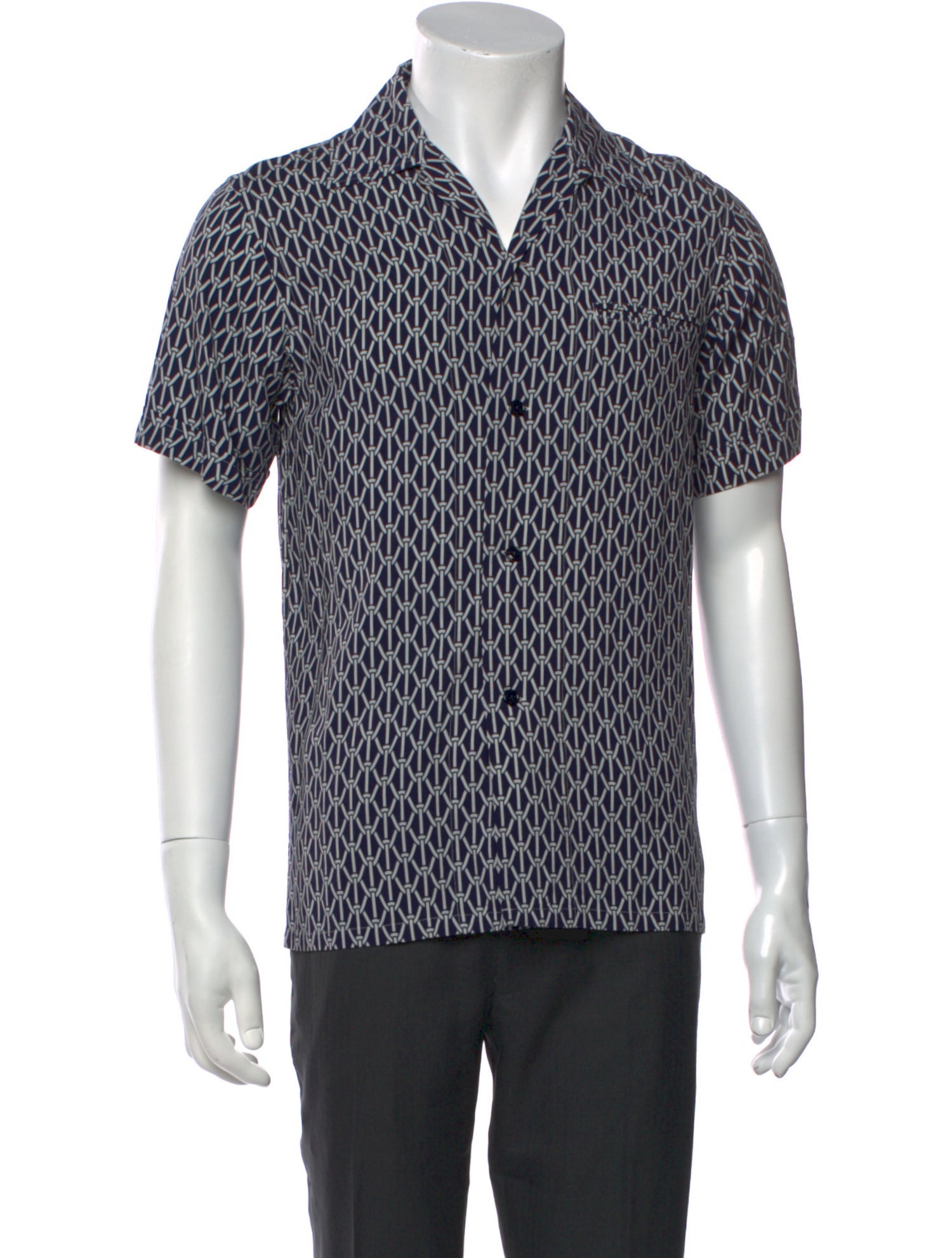 De Fursac Printed Short Sleeve Shirt