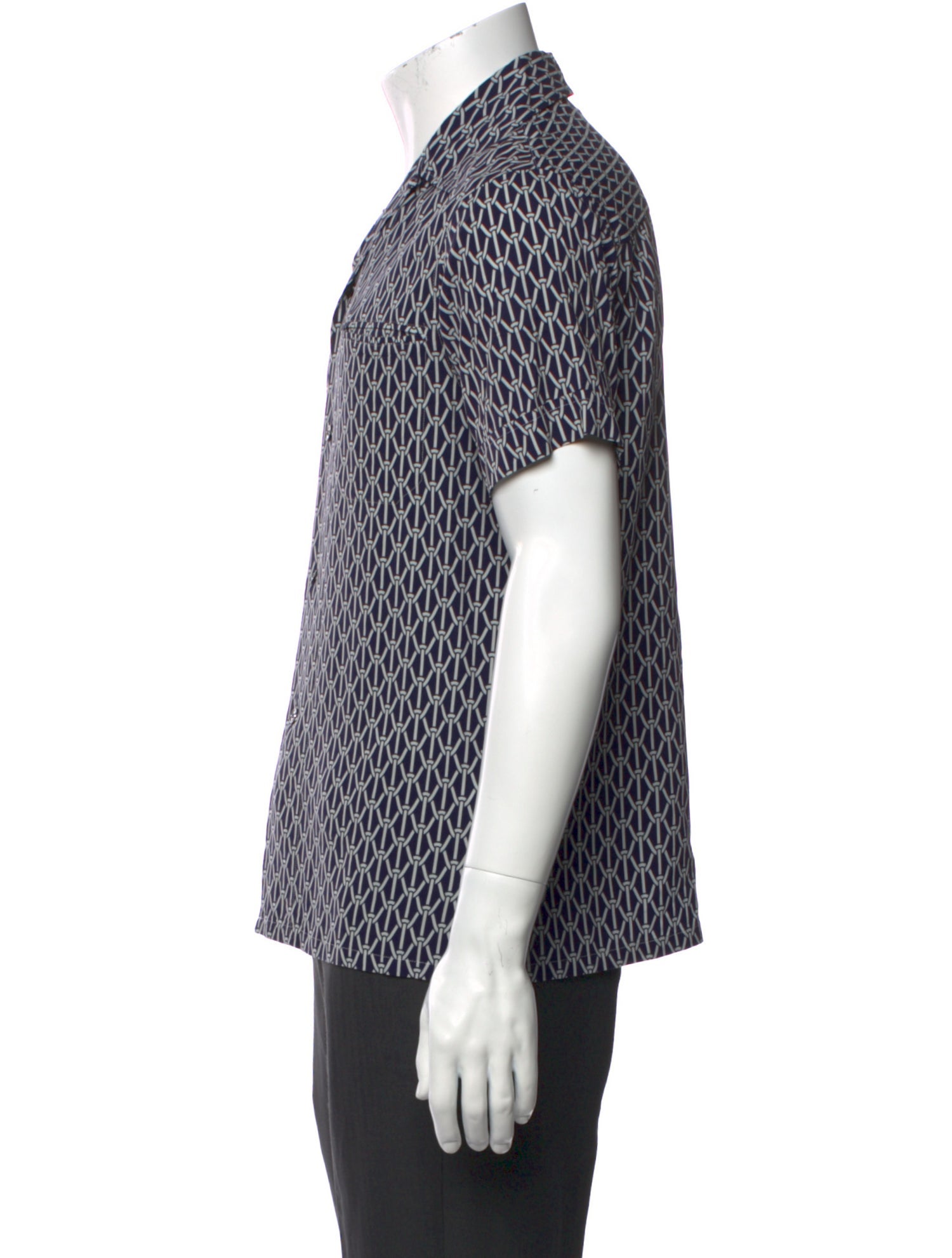 De Fursac Printed Short Sleeve Shirt