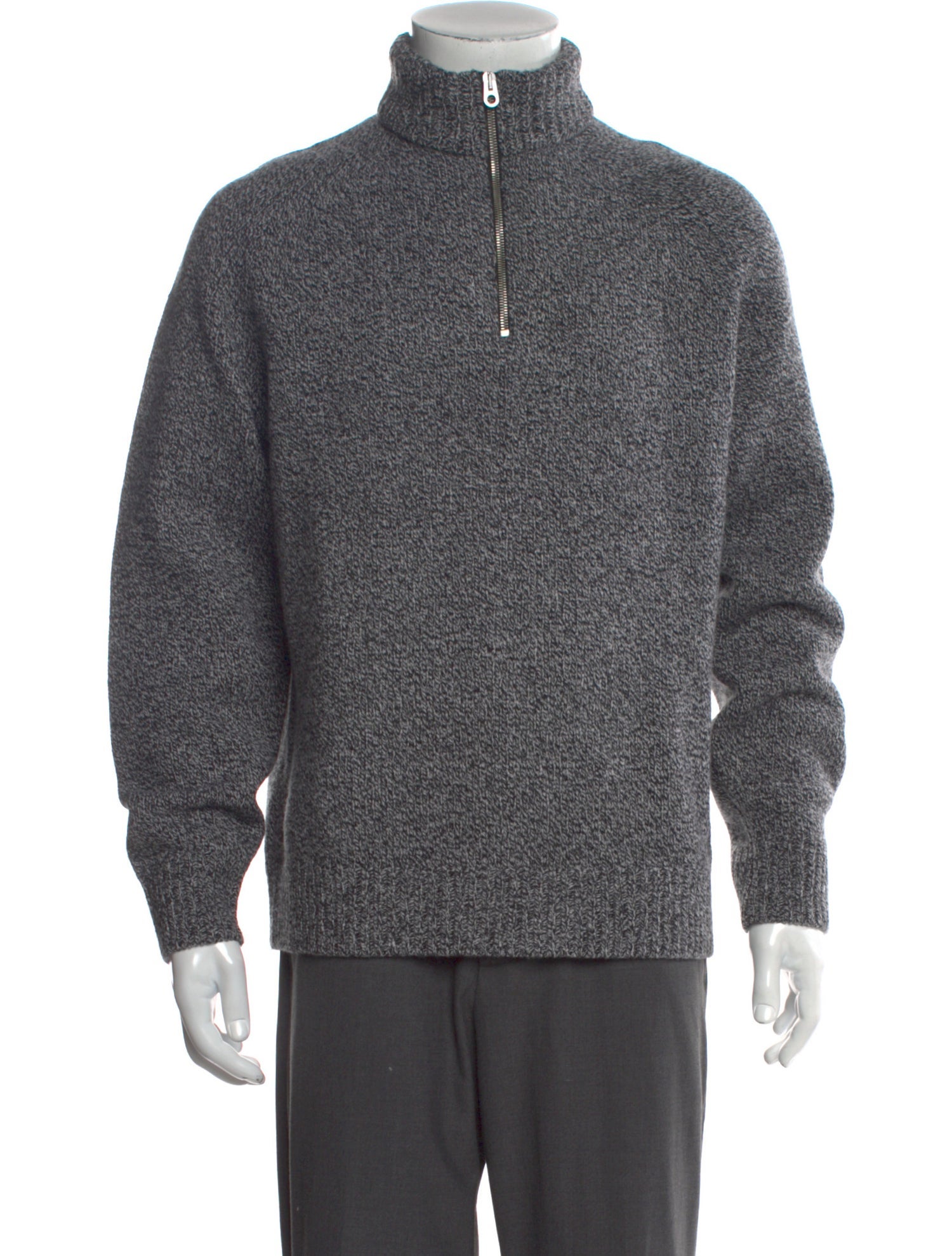 De Fursac Wool Turtleneck Polo Sweater