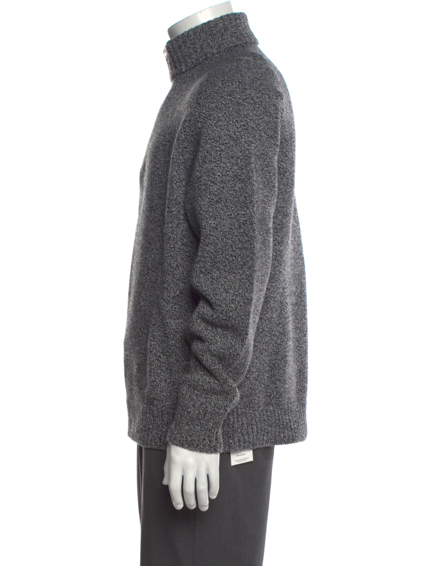De Fursac Wool Turtleneck Polo Sweater