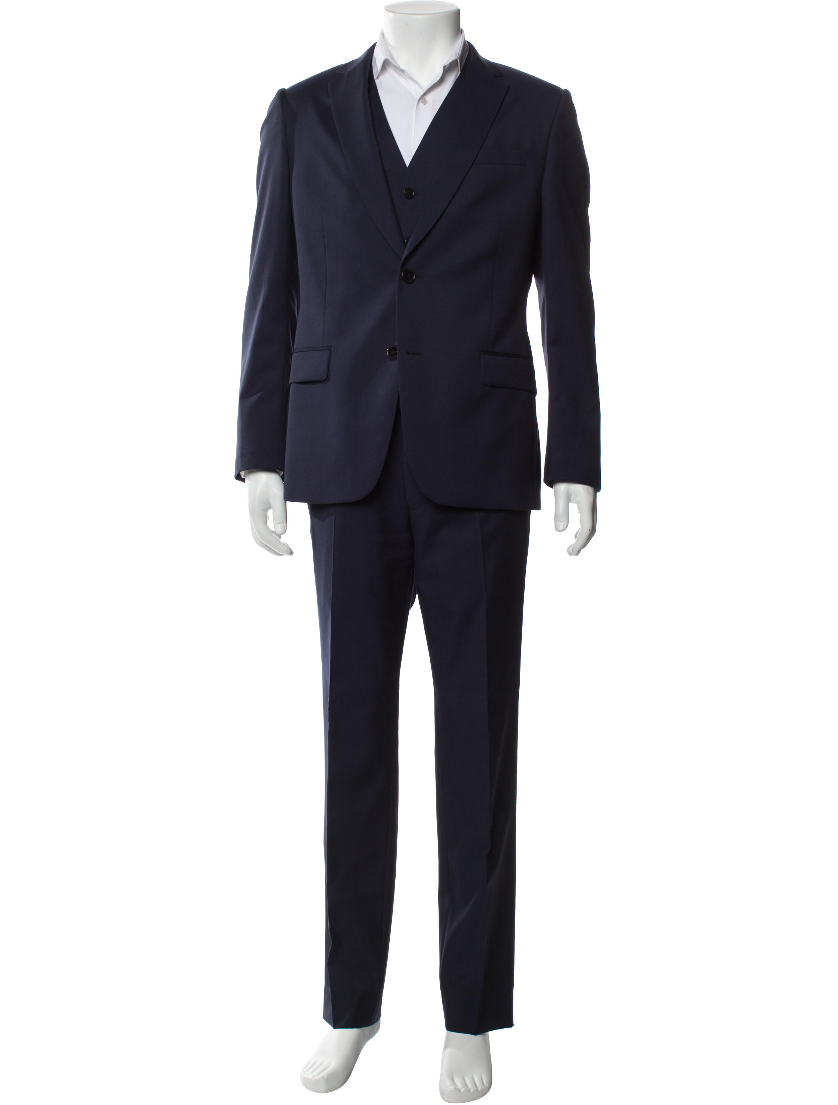De Fursac Wool Three-Piece Suit