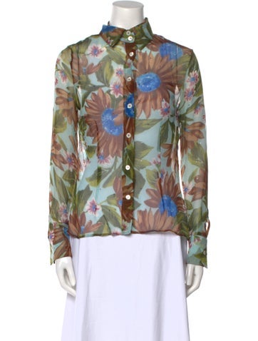 D&G Tops Vintage Late 1990's - Early 2000's Button-Up Top S