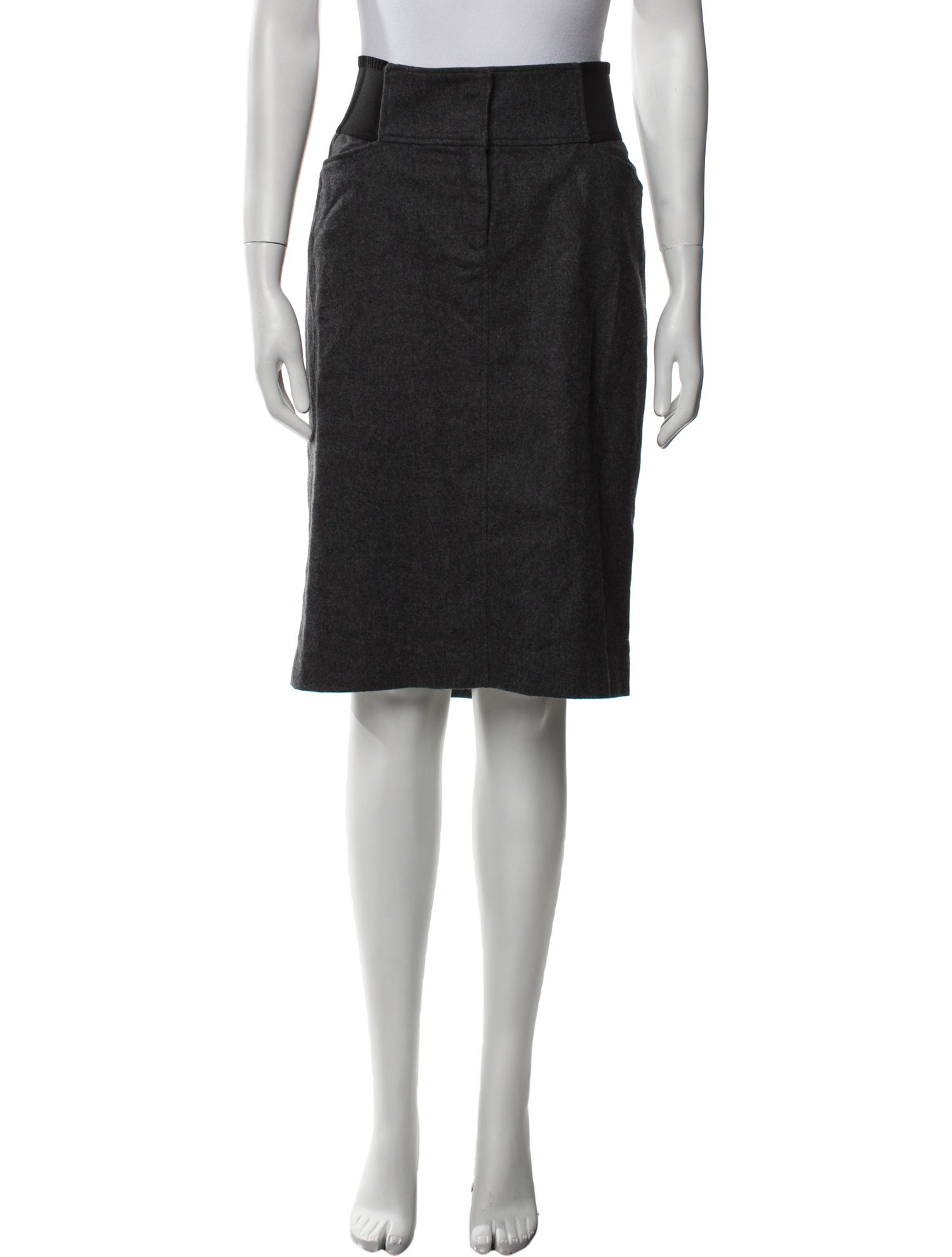 D&G Virgin Wool Knee-Length Skirt