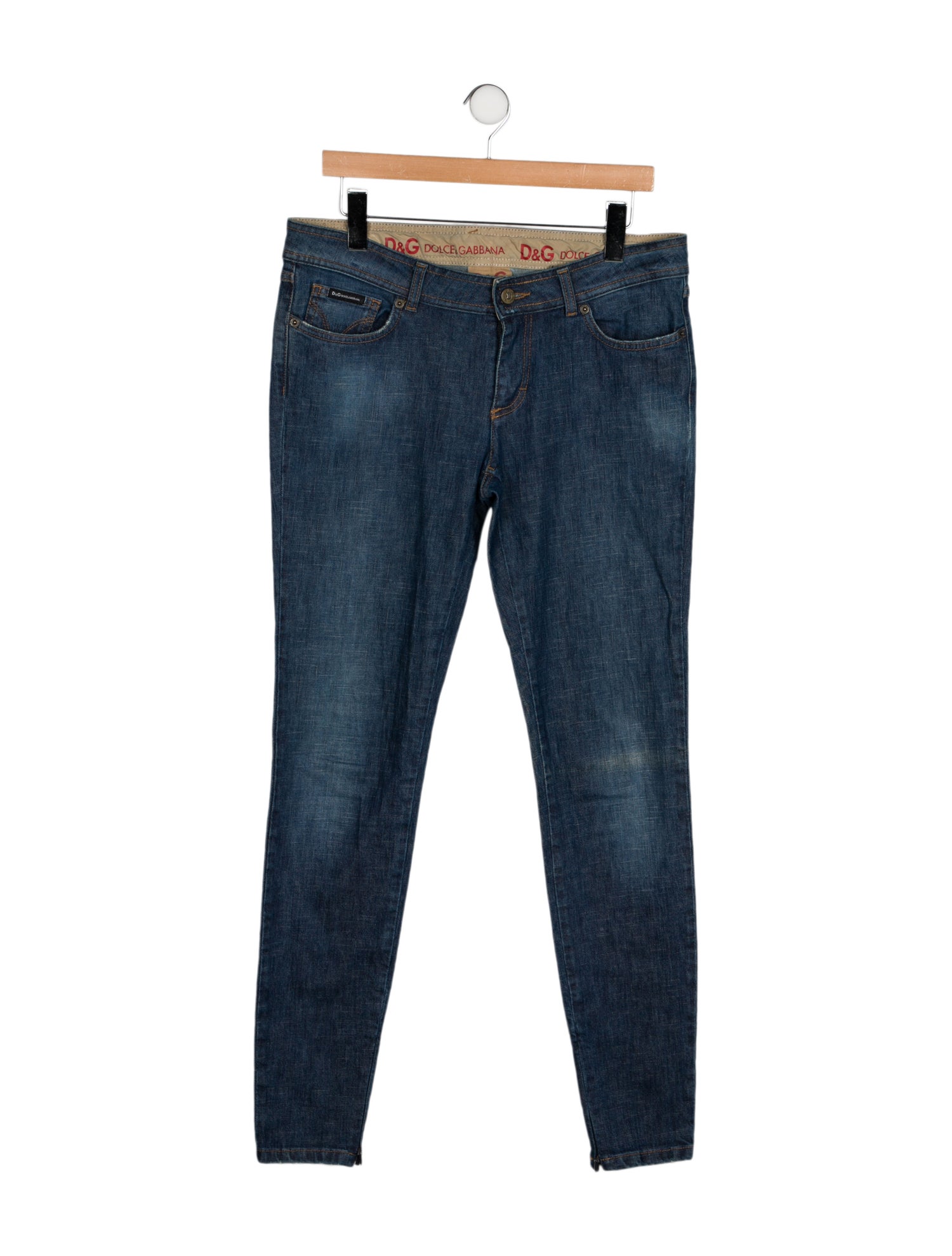 D&G Mid-Rise Skinny Leg Jeans