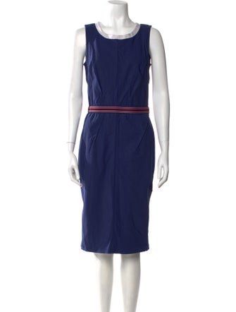 D&G Scoop Neck Midi Length Dress
