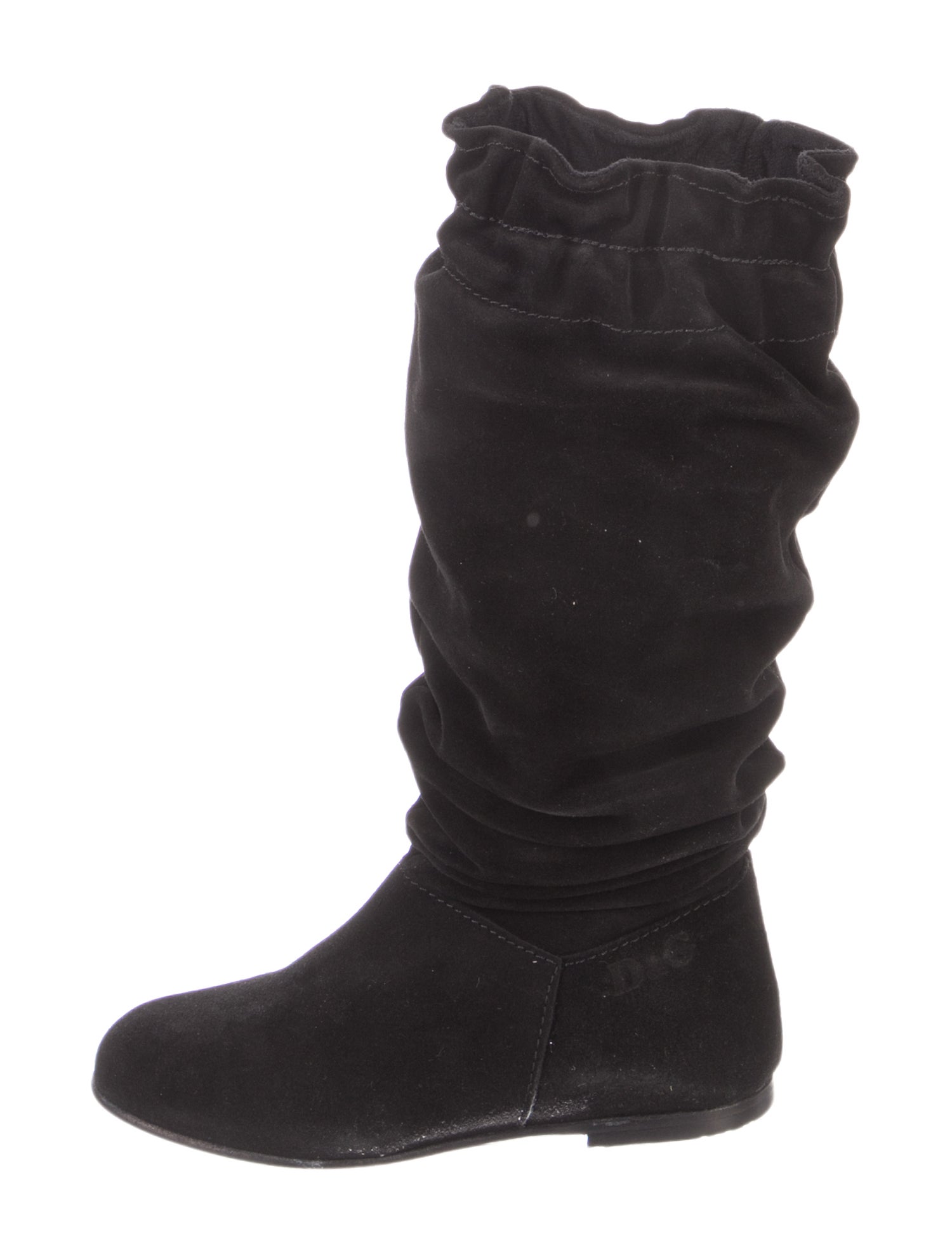 D&G Girls' Suede Knee Boot