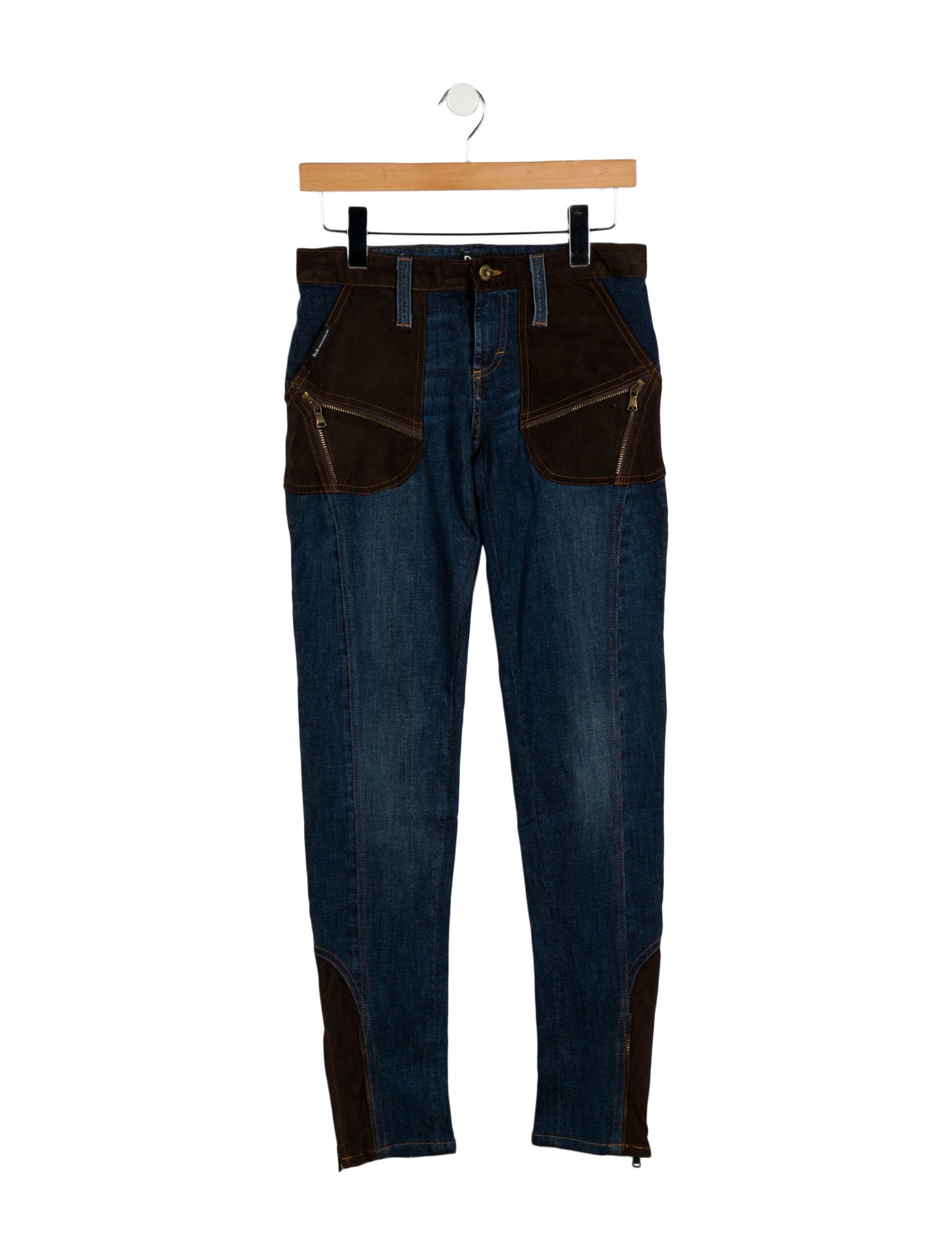 D&G Mid-Rise Skinny Leg Jeans